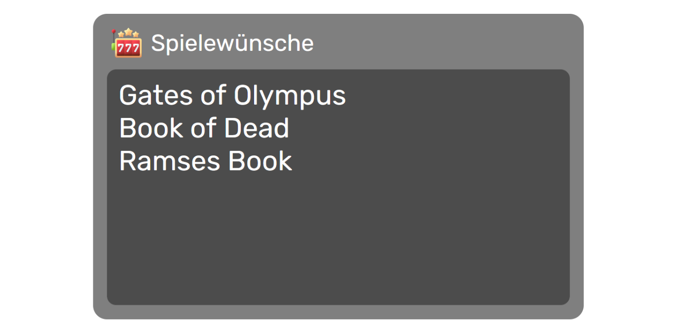 Game suggestions overlay