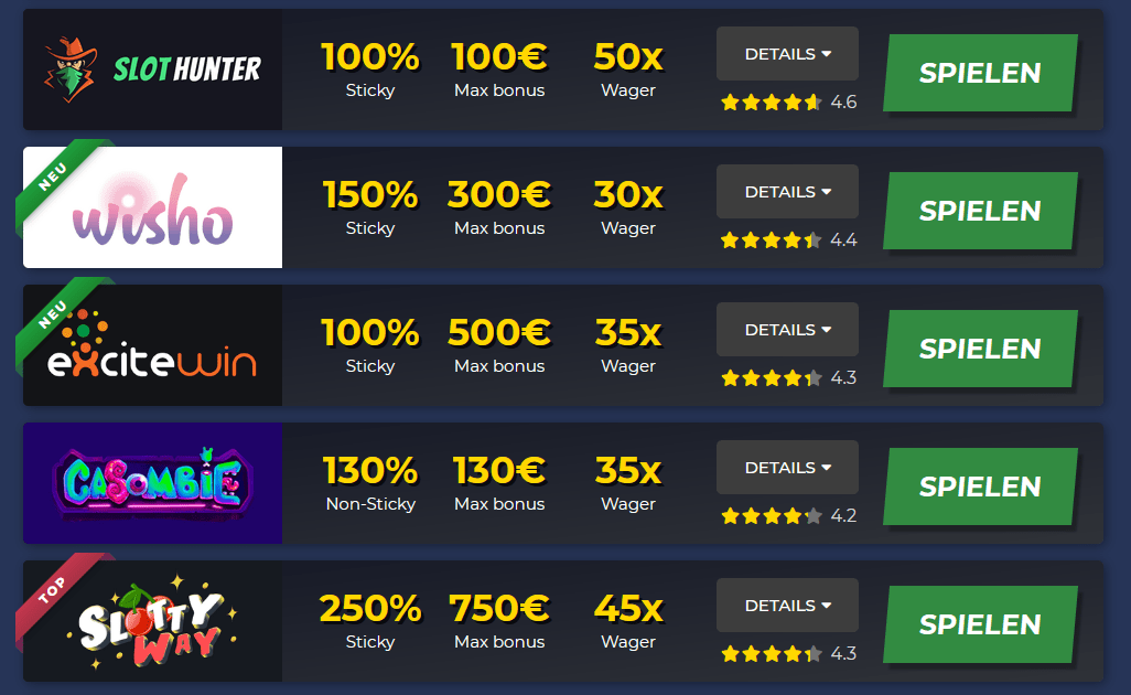 Own streamer bonus webpage example image